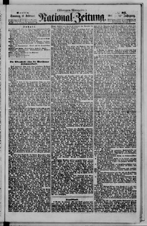Nationalzeitung vom 17.02.1861