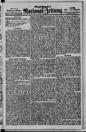 Nationalzeitung on Feb 18, 1861