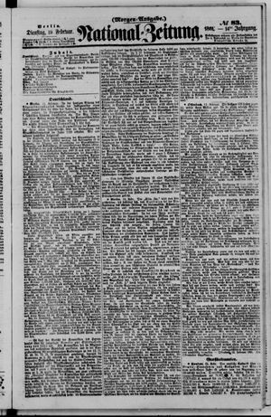 Nationalzeitung vom 19.02.1861