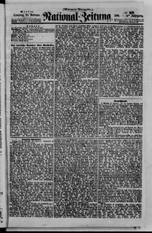 Nationalzeitung vom 24.02.1861