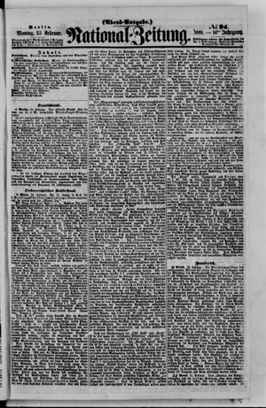 Nationalzeitung vom 25.02.1861