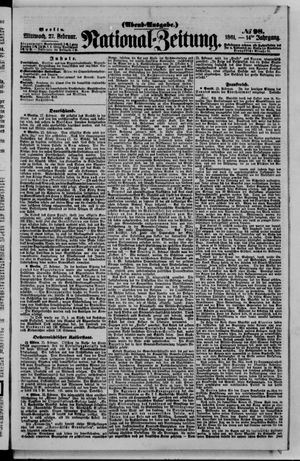 Nationalzeitung vom 27.02.1861