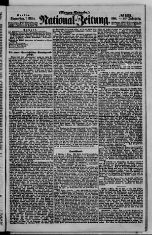 Nationalzeitung vom 07.03.1861