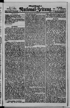 Nationalzeitung vom 08.03.1861