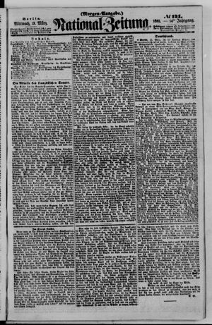 Nationalzeitung vom 13.03.1861