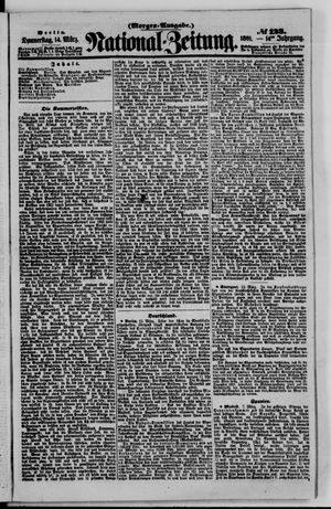 Nationalzeitung vom 14.03.1861