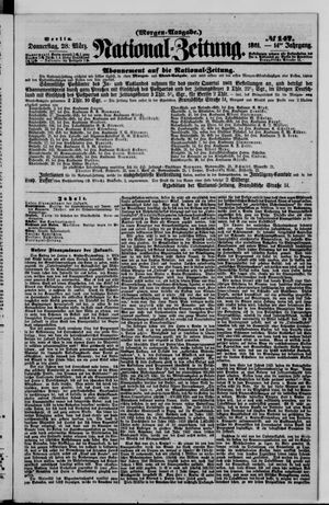 Nationalzeitung vom 28.03.1861