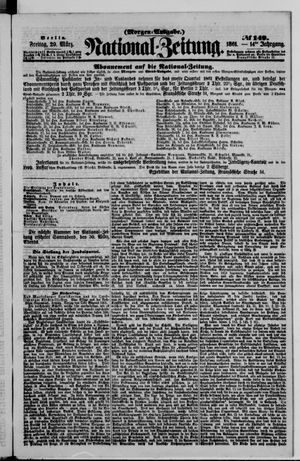 Nationalzeitung vom 29.03.1861