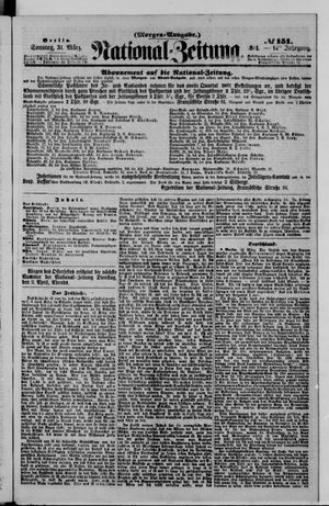 Nationalzeitung vom 31.03.1861