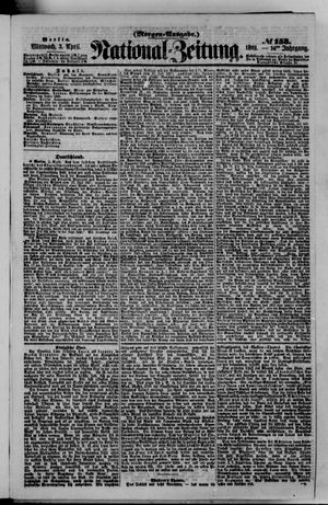 Nationalzeitung vom 03.04.1861