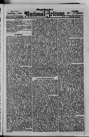 Nationalzeitung vom 04.04.1861