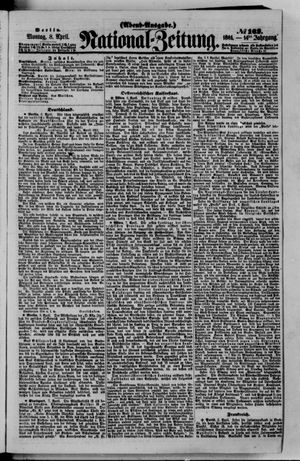 Nationalzeitung vom 08.04.1861