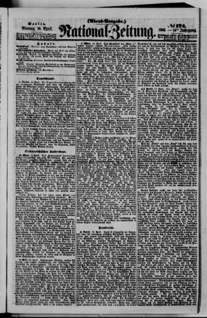 Nationalzeitung vom 15.04.1861