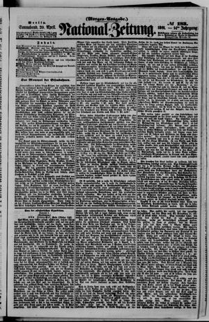 Nationalzeitung vom 20.04.1861