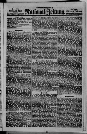 Nationalzeitung vom 22.04.1861