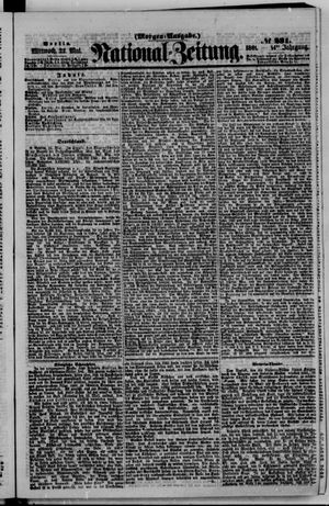 Nationalzeitung vom 22.05.1861