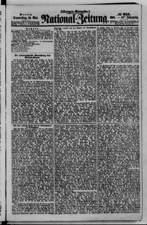 Nationalzeitung vom 23.05.1861