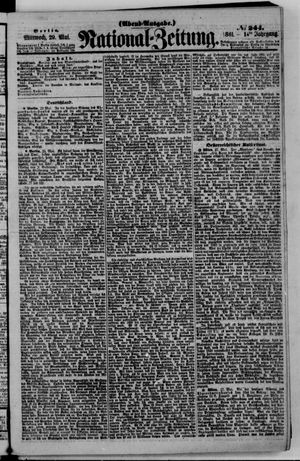 National-Zeitung vom 29.05.1861