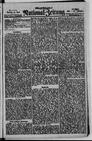 Nationalzeitung vom 10.06.1861