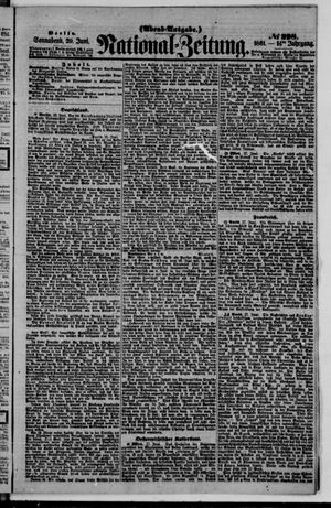 Nationalzeitung vom 29.06.1861