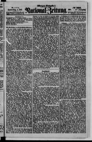 Nationalzeitung vom 04.07.1861
