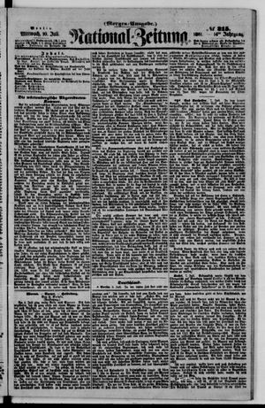 Nationalzeitung vom 10.07.1861