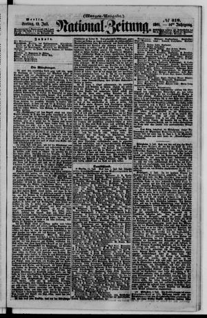 Nationalzeitung vom 12.07.1861