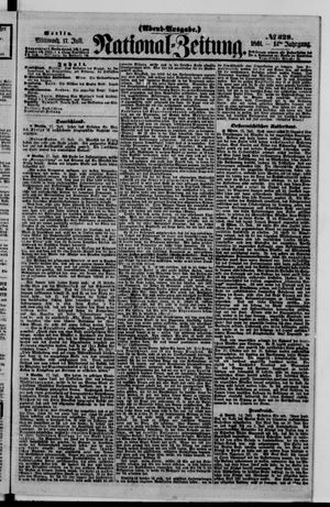 Nationalzeitung vom 17.07.1861