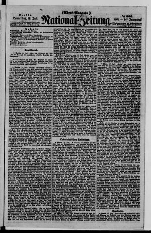 Nationalzeitung vom 18.07.1861