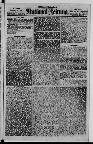 Nationalzeitung vom 19.07.1861
