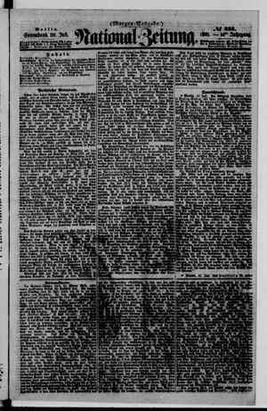 Nationalzeitung vom 20.07.1861
