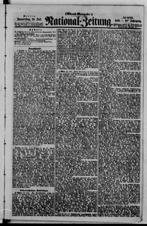 Nationalzeitung vom 25.07.1861