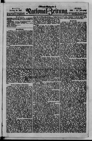 Nationalzeitung vom 26.07.1861