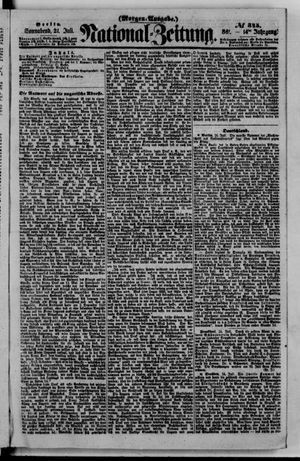 Nationalzeitung vom 27.07.1861