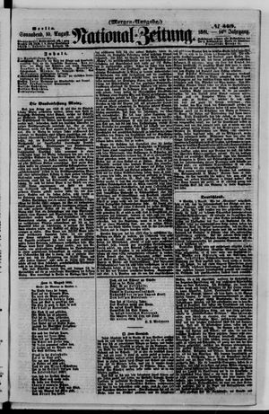 Nationalzeitung on Aug 10, 1861