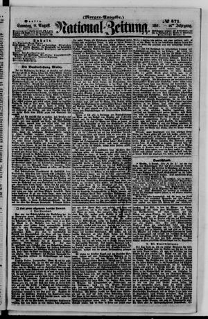 Nationalzeitung vom 11.08.1861