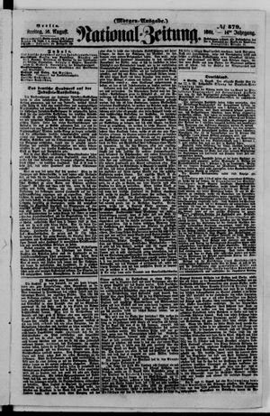 Nationalzeitung vom 16.08.1861