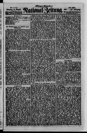 Nationalzeitung vom 18.08.1861
