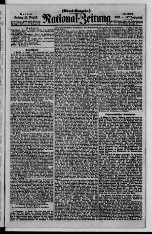 National-Zeitung vom 23.08.1861