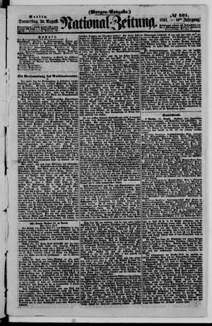 Nationalzeitung on Aug 29, 1861