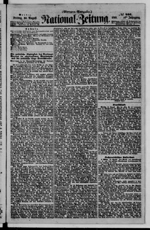 Nationalzeitung vom 30.08.1861