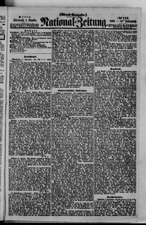 Nationalzeitung vom 04.09.1861