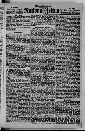 Nationalzeitung on Sep 5, 1861