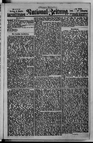 National-Zeitung vom 06.09.1861