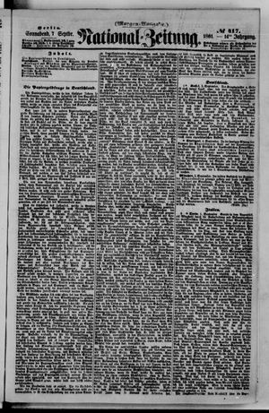 Nationalzeitung on Sep 7, 1861