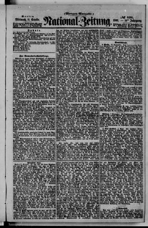 Nationalzeitung vom 11.09.1861