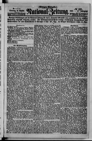 Nationalzeitung vom 15.09.1861