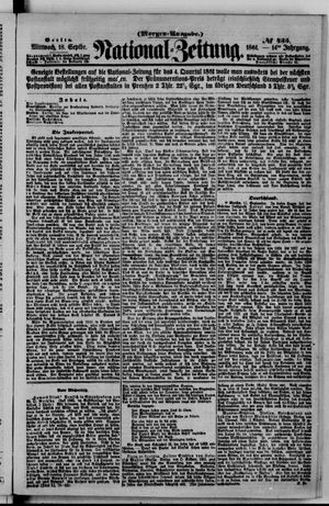 Nationalzeitung vom 18.09.1861