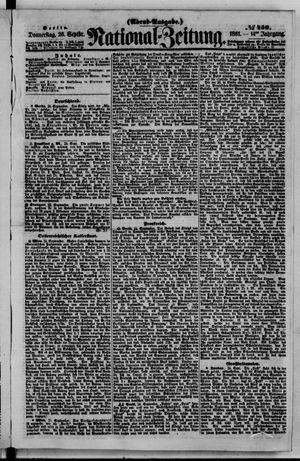 Nationalzeitung vom 26.09.1861