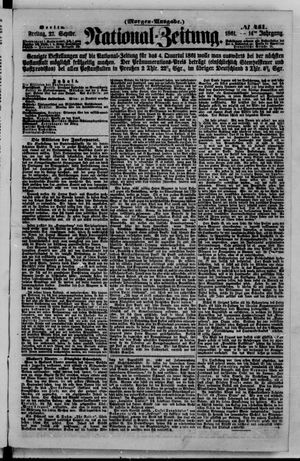 Nationalzeitung on Sep 27, 1861
